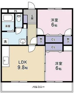 VPマンションIII【4階】の間取り