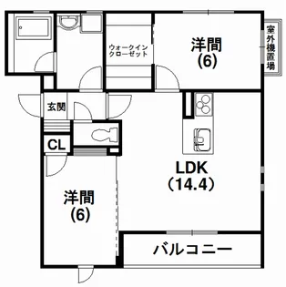 エテルノ【301号室】の間取り