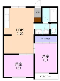 マンションペガサス【3階】の間取り