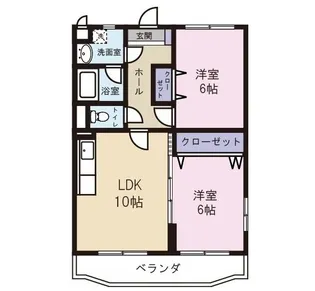 アイシェード【2階】の間取り