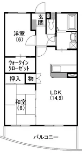 CREAM【3階】の間取り