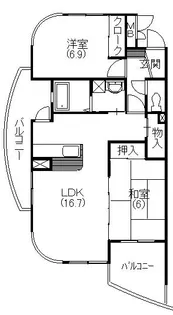 CREAM【3階】の間取り
