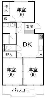 メゾンアスカ【3階】の間取り