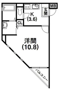 ソフィアガーデン【404号室】の間取り