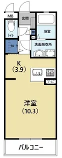 アソシエ PLUS【1階】の間取り