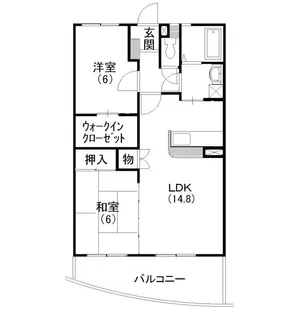 CREAM【5階】の間取り