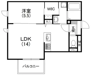ルコワッソンドリューヌ【503号室】の間取り