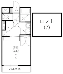 ララヒルズpart1【2階】の間取り
