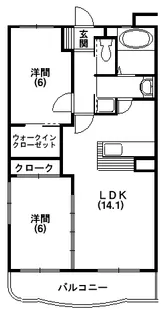 エスペランサ【3階】の間取り