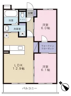 グラン リヴァー【2階】の間取り