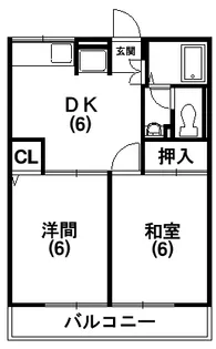 リヒターグランツ【1階】の間取り