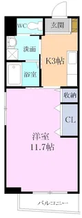 マイルストーン【7階】の間取り