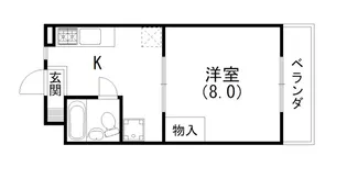 マンションシマノII【2階】の間取り