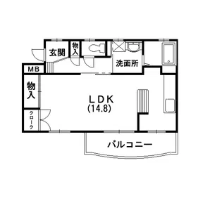 エルシックス【3階】の間取り