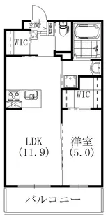 リライフ楊子【405号室】の間取り