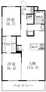 リライフ楊子【307号室】の間取り