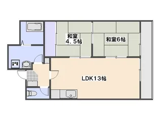 エステートY【102号室】の間取り