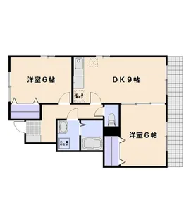 フルール b棟【1階】の間取り