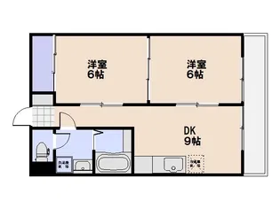 橋本ビル【2階】の間取り