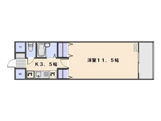 サンスピアリア【503号室】の間取り