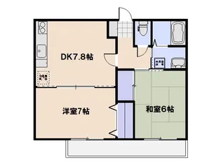 ウェルヴィラNo.1【2階】の間取り