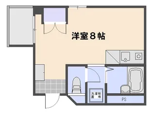 ベルクール桂【303号室】の間取り