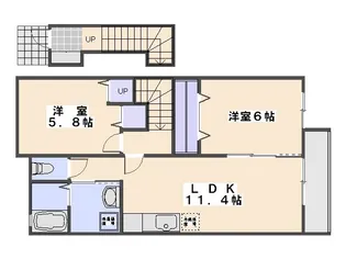 メゾン・ド・リリー【202号室】の間取り