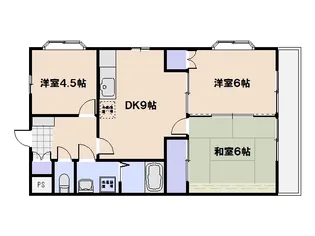ハイツ76【303号室】の間取り