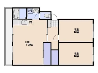 シャトウ春【1階】の間取り