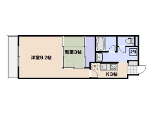 クレベール相原【305号室】の間取り