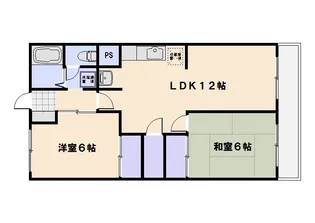 長尾マンション【302号室】の間取り