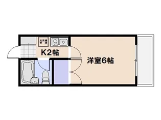 カーサ駅前【3階】の間取り