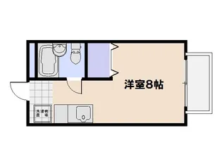 クレシア吉見園【108号室】の間取り