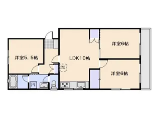 パールハイツ川西【402号室】の間取り