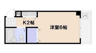 キューブ井口台【501号室】の間取り
