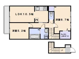セジュールK【202号室】の間取り