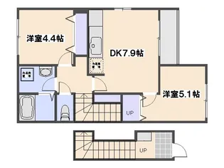 サンガーデン【2階】の間取り