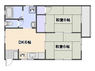 メゾン海老園C棟【201号室】の間取り