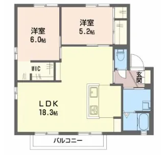 シャルムM・Y【2階】の間取り