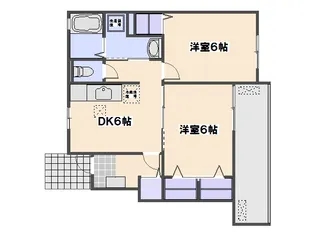 サン フィオーレII【1階】の間取り