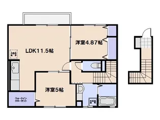 イーグル タニ【2階】の間取り