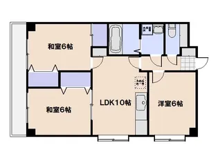 KENSEI6【302号室】の間取り