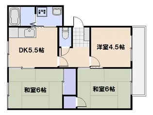 ファミーユ三宅【102号室】の間取り