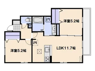 サクシードM【1階】の間取り