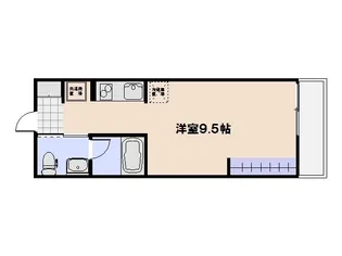 エスタディオII【2階】の間取り