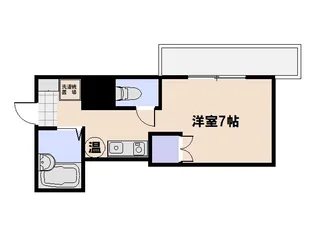 アクアコート廿日市【603号室】の間取り