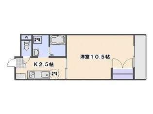 パサージュ楽々園【7階】の間取り