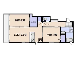 ウィステリア【2階】の間取り