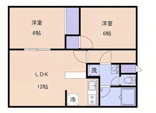 皆賀リバーサイドビル【3階】の間取り