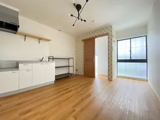 リノリノアパートメント五日市【1階】の居間